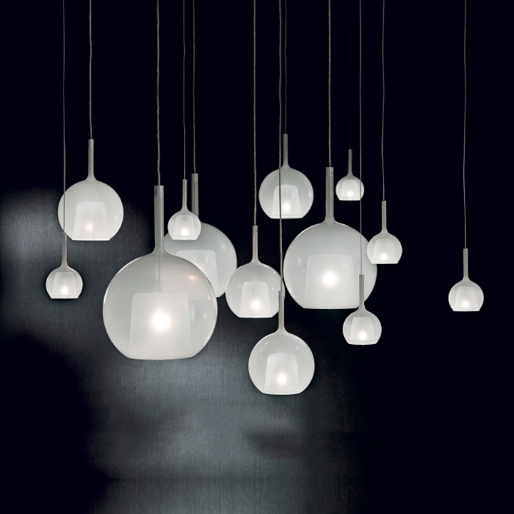Glo White Mini Pendant Lamp by Penta Light Lamps